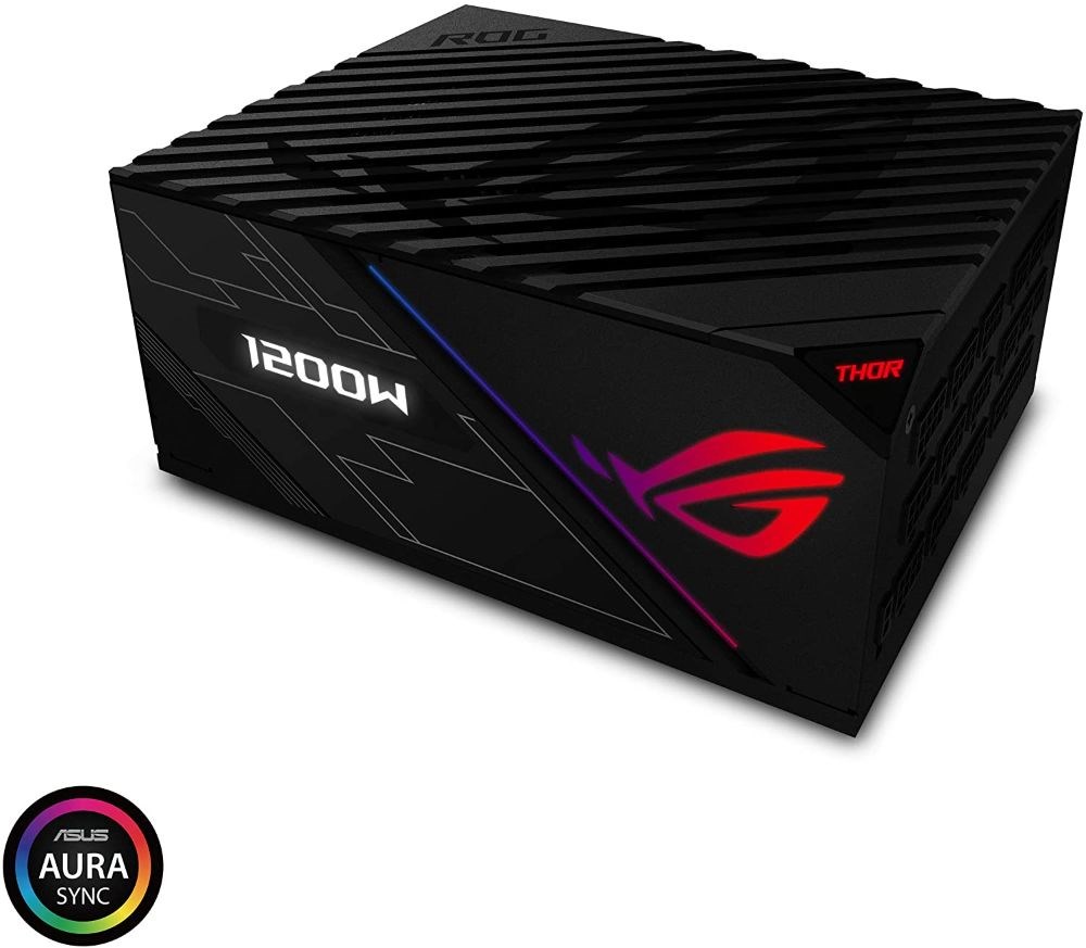 ASUS Rog Thor 1200 Certified 1200W Fully-Modular RGB Power Supply with LiveDash Oled Panel