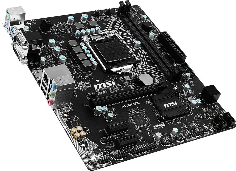 MSI Intel Skylake H110 LGA 1151 DDR4 USB 3.1 Micro ATX Motherboard (H110M ECO)