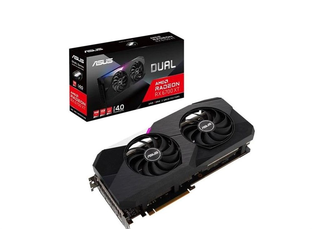 Asus DUAL Radeon RX 6700 XT 12 GB Video Card