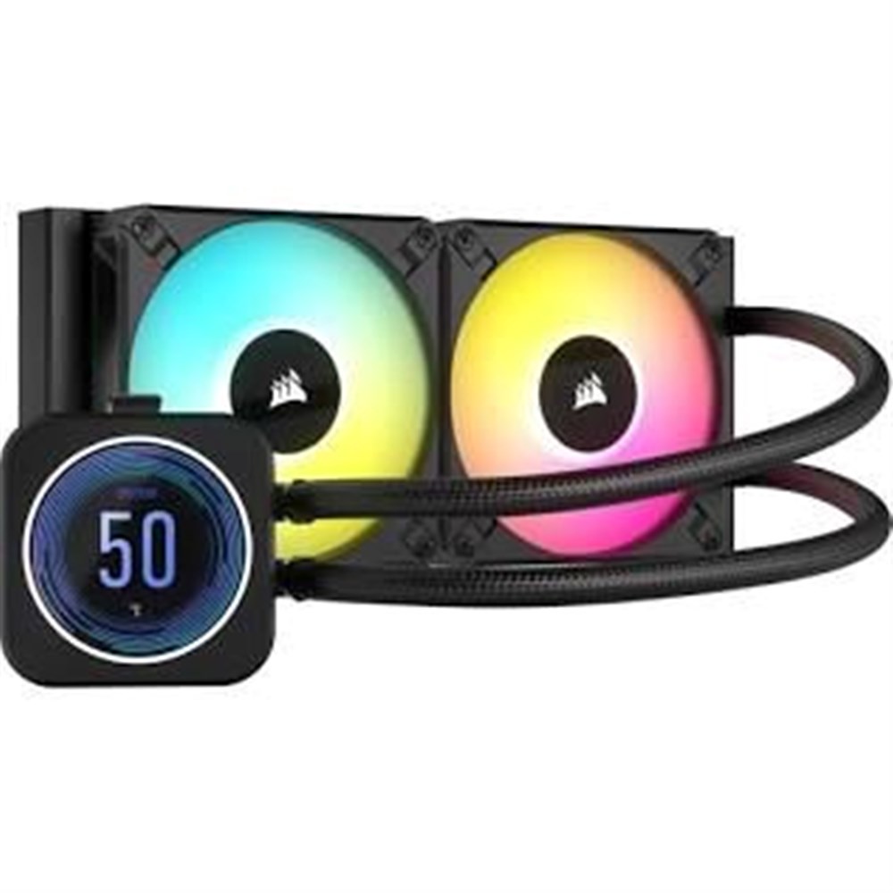  corsair h100i elite lcd xt 240mm