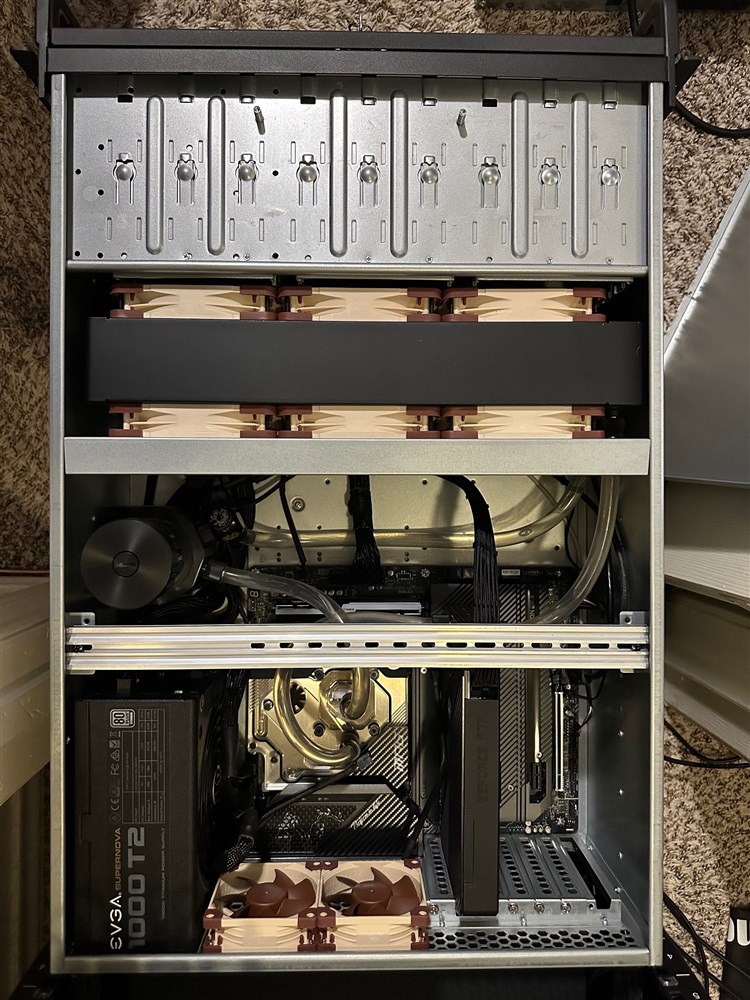Cpu Side Rack Idea Business in Front, Party in the Rack! - Micro Center Build
