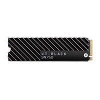 WD Black SN750 500GB SSD 3D V-NAND PCIe NVMe Gen 3 x 4 M.2 2280 Internal Solid State Drive w/ Heatsink