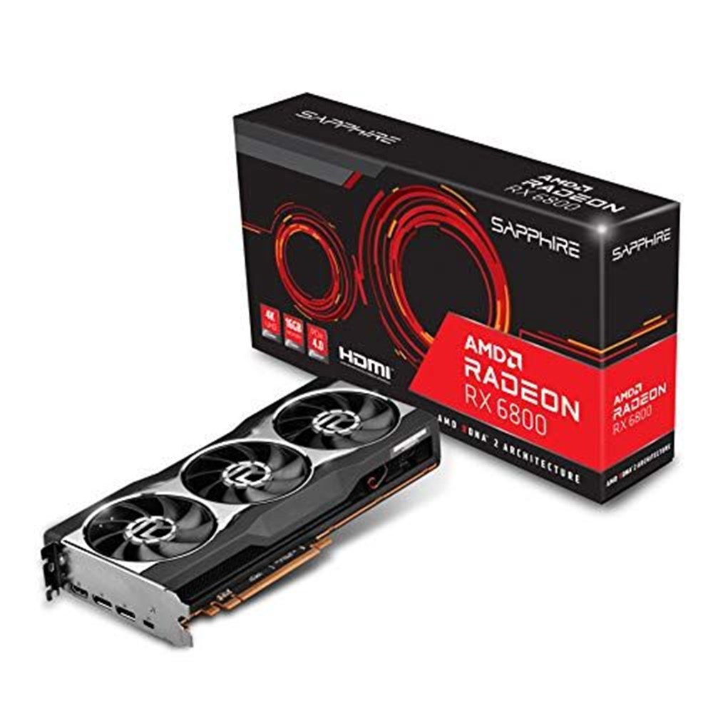 Sapphire AMD Radeon RX 6800 Gaming Graphics Card with 16GB GDDR6, AMD RDNA 2