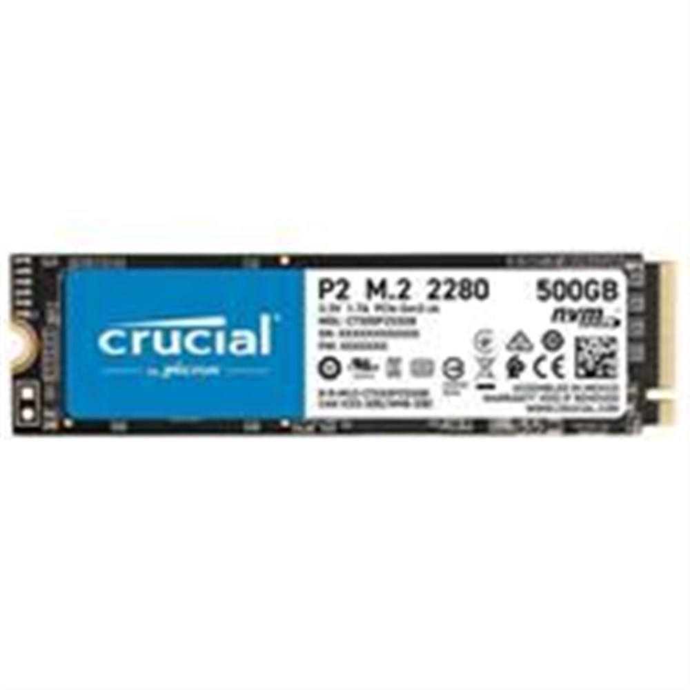  Crucial P2 1TB M.2 NVMe Interface PCIe 3.0 x4 Internal Solid State Drive with 3D QLC NAND up to 2400MB/s (CT1000P2SSD8)