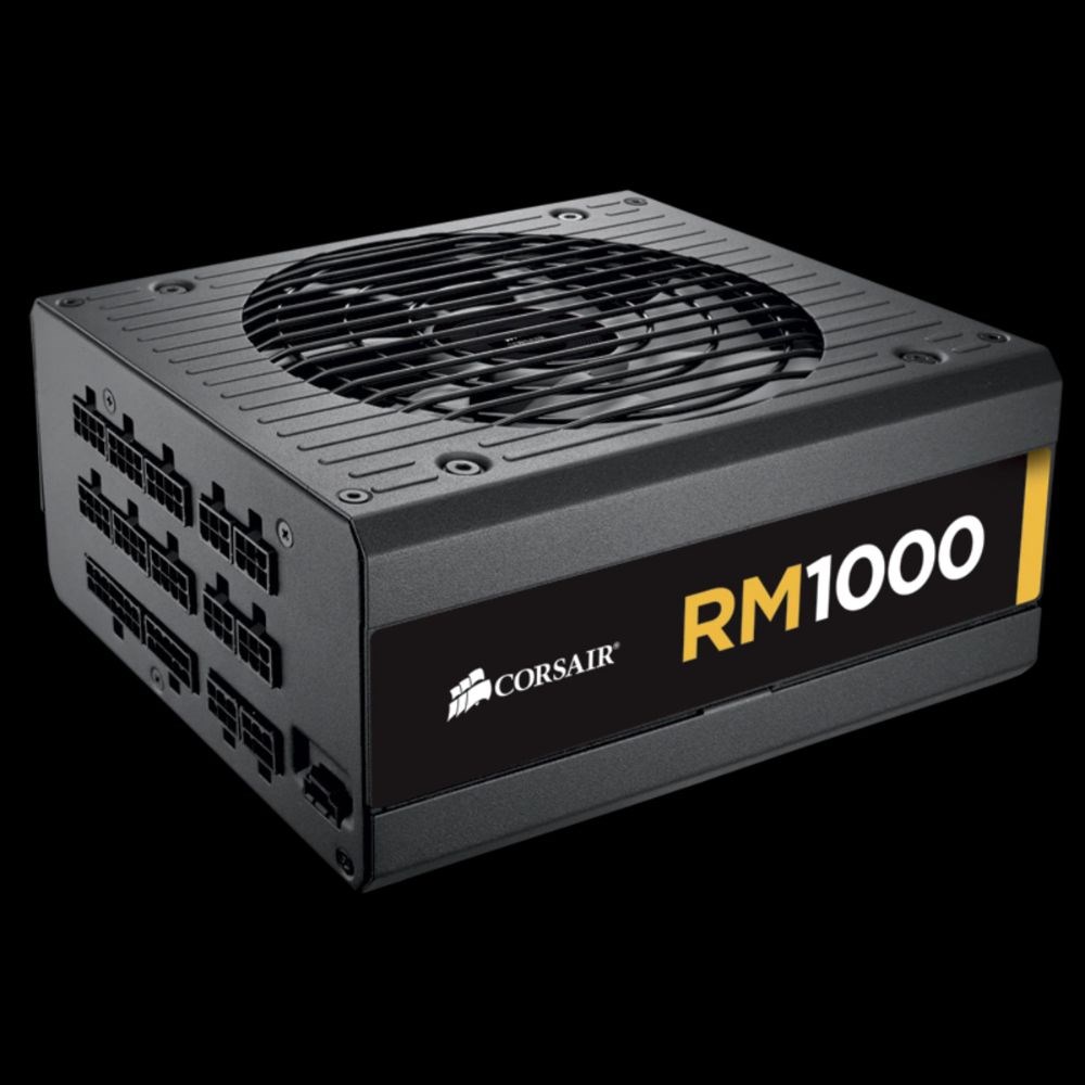 Corsair RM Series™ RM1000 — 1000 Watt 80 PLUS® Gold Certified Fully Modular PSU