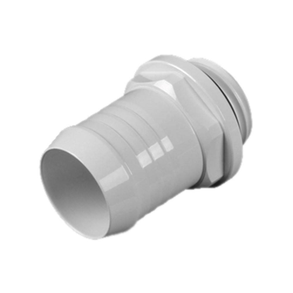 Bitspower G 1/4" Straight Barbed Fitting - White