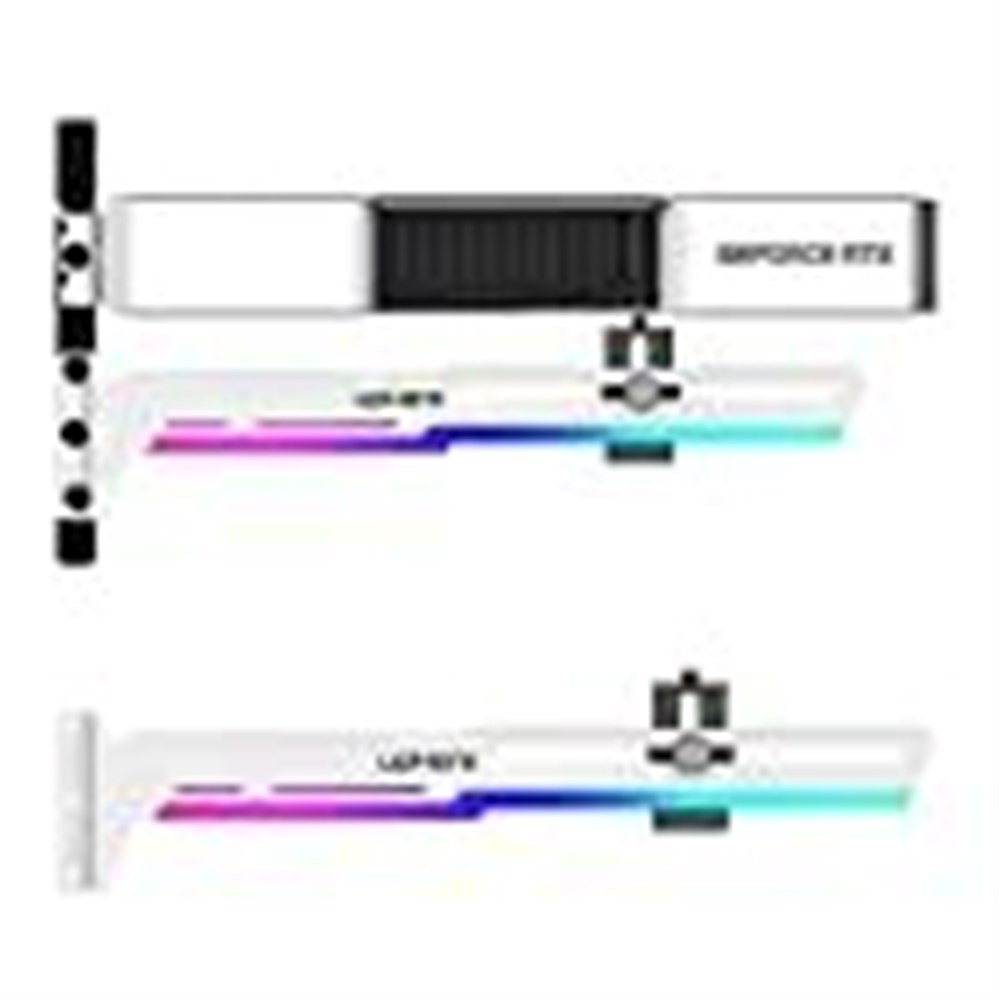upHere 5V Addressable RGB White Graphics Card GPU Brace Support Video Card Sag Holder