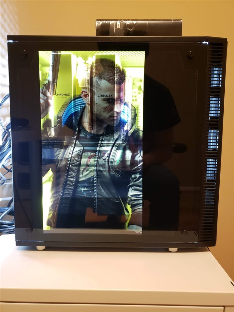 Transparent LCD Side Panel mATX Build #MicroCenterMadness thumbnail