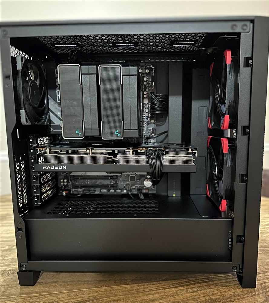 Blacked Out Mid-Range Gaming PC With Minimal - Micro Center Build