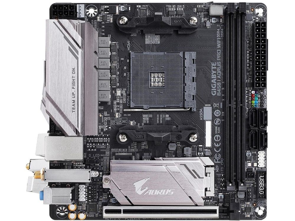  Gigabyte B450 I AORUS PRO WIFI Mini ITX AM4 Motherboard