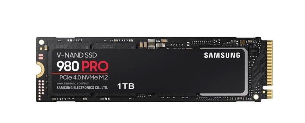 Samsung 980 Pro 1 TB M.2-2280 PCIe 4.0 X4 NVME Solid State Drive