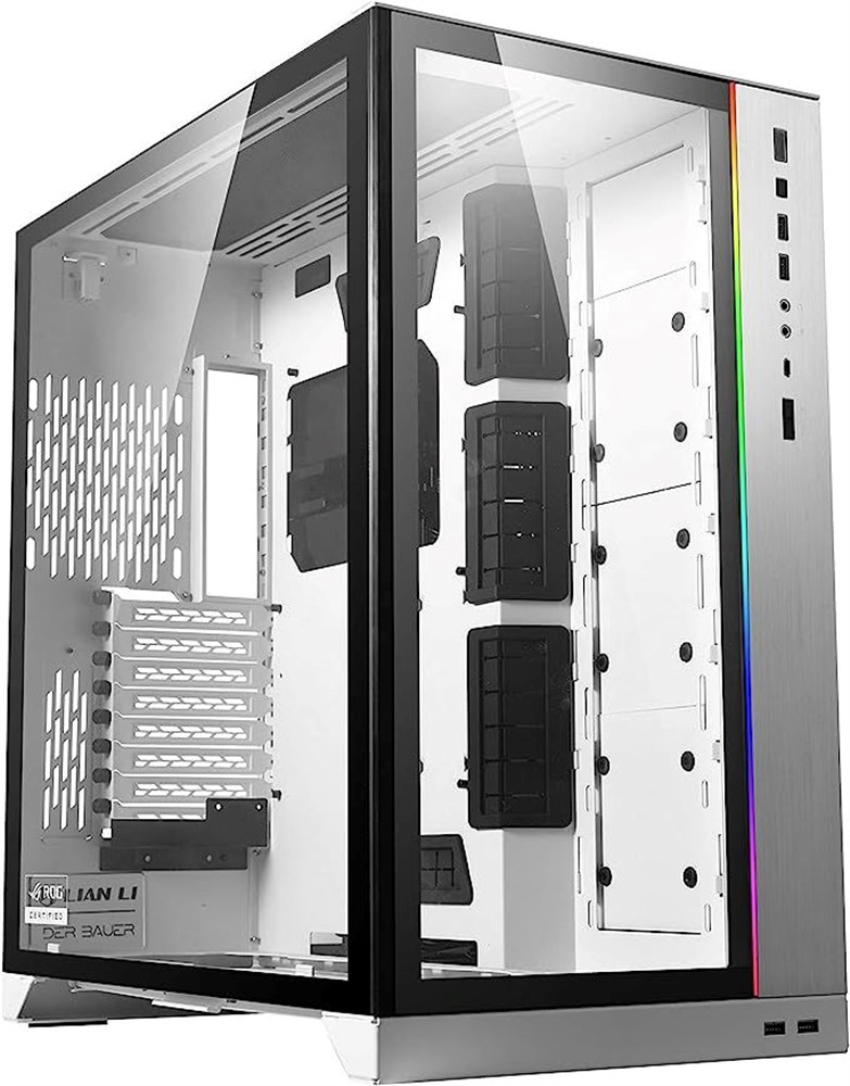  Lian Li O11 Dynamic XL ROG Certified (White) ATX Full Tower Gaming Computer Case (O11D XL-W)
