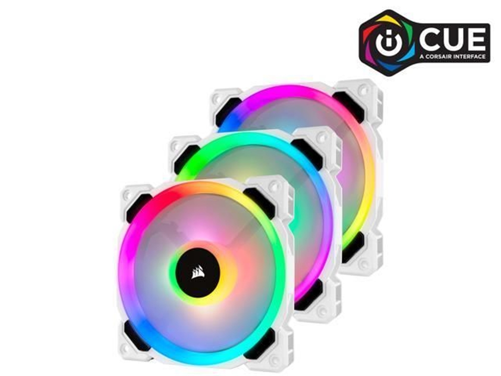  Corsair LL120 RGB White Triple Fan Kit