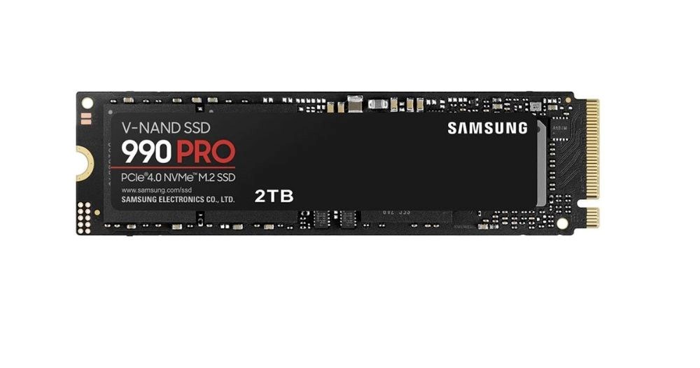  Samsung 990 PRO 2TB Samsung V NAND 3-bit MLC PCIe Gen 4 x4 NVMe M.2 Internal SSD
