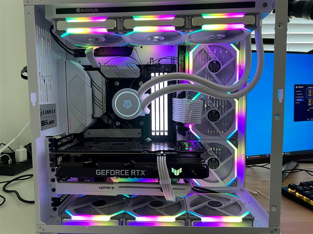 All White Micro Center Build