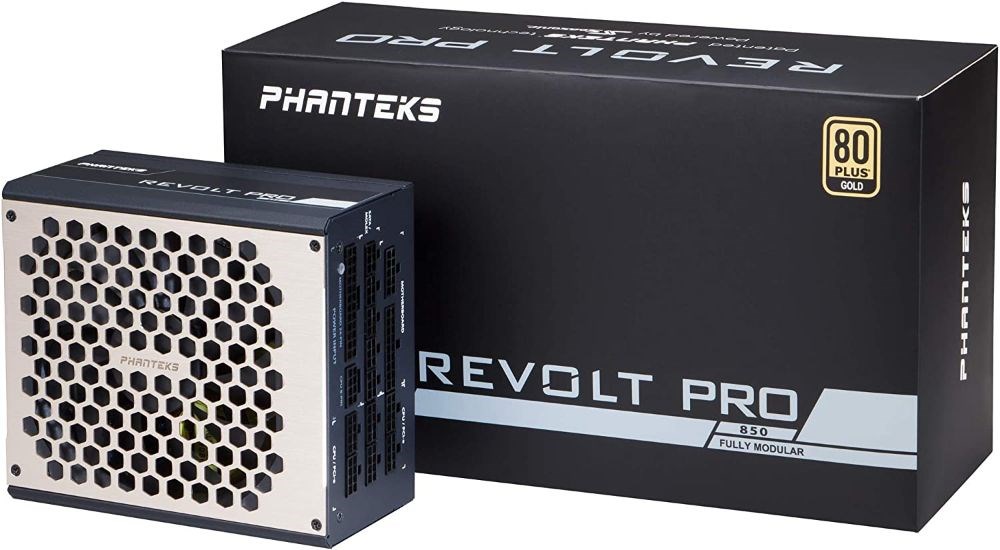  Phanteks (PH-P850GC) Revolt Pro Series, 80PLUS Gold, Fully Modular, Patented Power Combo Technology, 850W ATX Power Supply