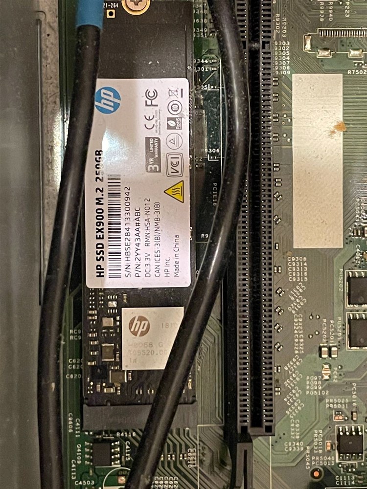  HP M2 SSD 250gb