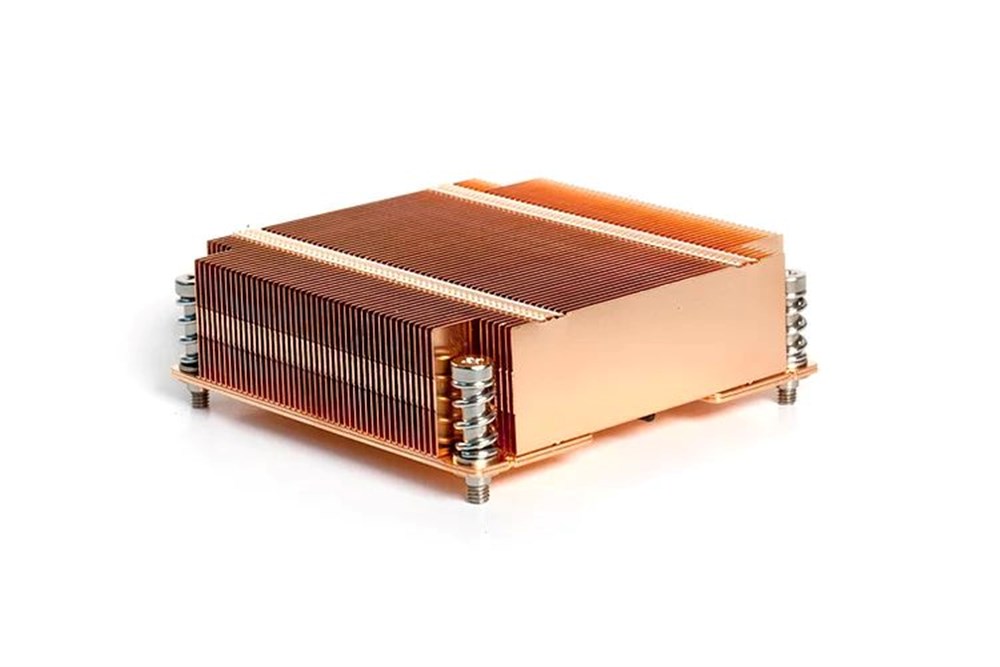 Dynatron R15 LGA 2011 Vapor Chamber Base with Copper Stacked Fin for 1U Server Solution, Support CPU Power up to 165 Watts Heat Dissipation.