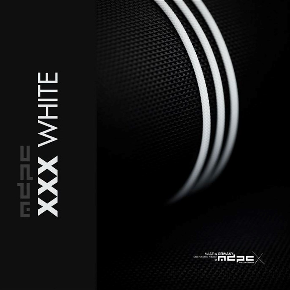  MDPC-X XTC Small Cable Sleeving, XXX-White, 1-Foot