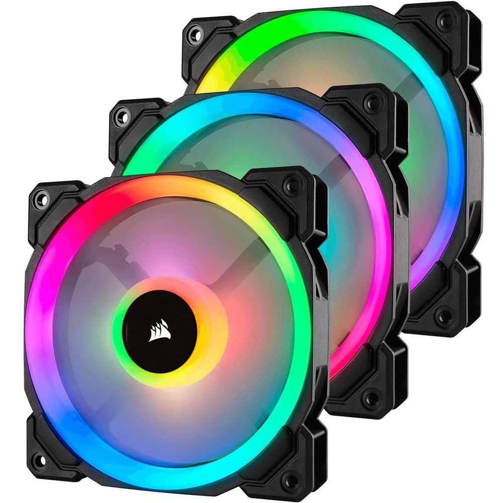  CORSAIR - LL Series 120mm Case Cooling Fan Kit with RGB lighting