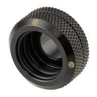 Bitspower G 1/4" Enhanced Straight Compression Fitting - Matte Black