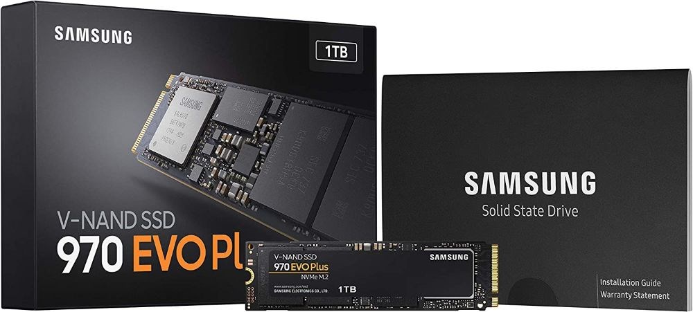  SAMSUNG 970 EVO Plus SSD 1TB NVMe M.2 Internal Solid State Drive w/ V-NAND Technology, Storage and Memory Expansion for Gaming, Graphics w/ Heat Control, Max Speed, MZ-V7S1T0B