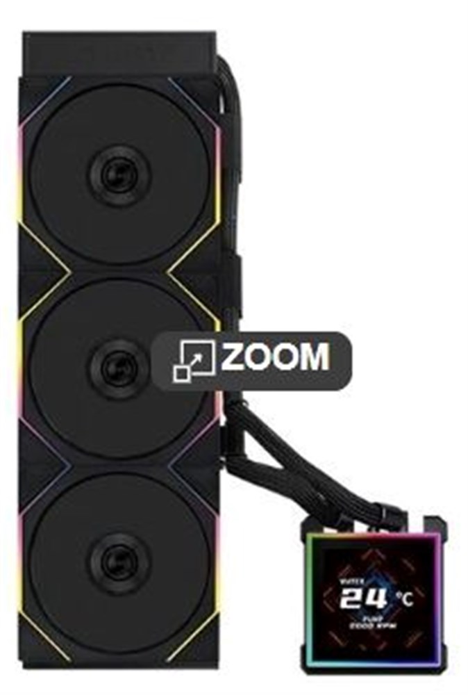  Lian Li HydroShift II LCD-S 360TL 360mm All in One Liquid CPU Cooling Kit