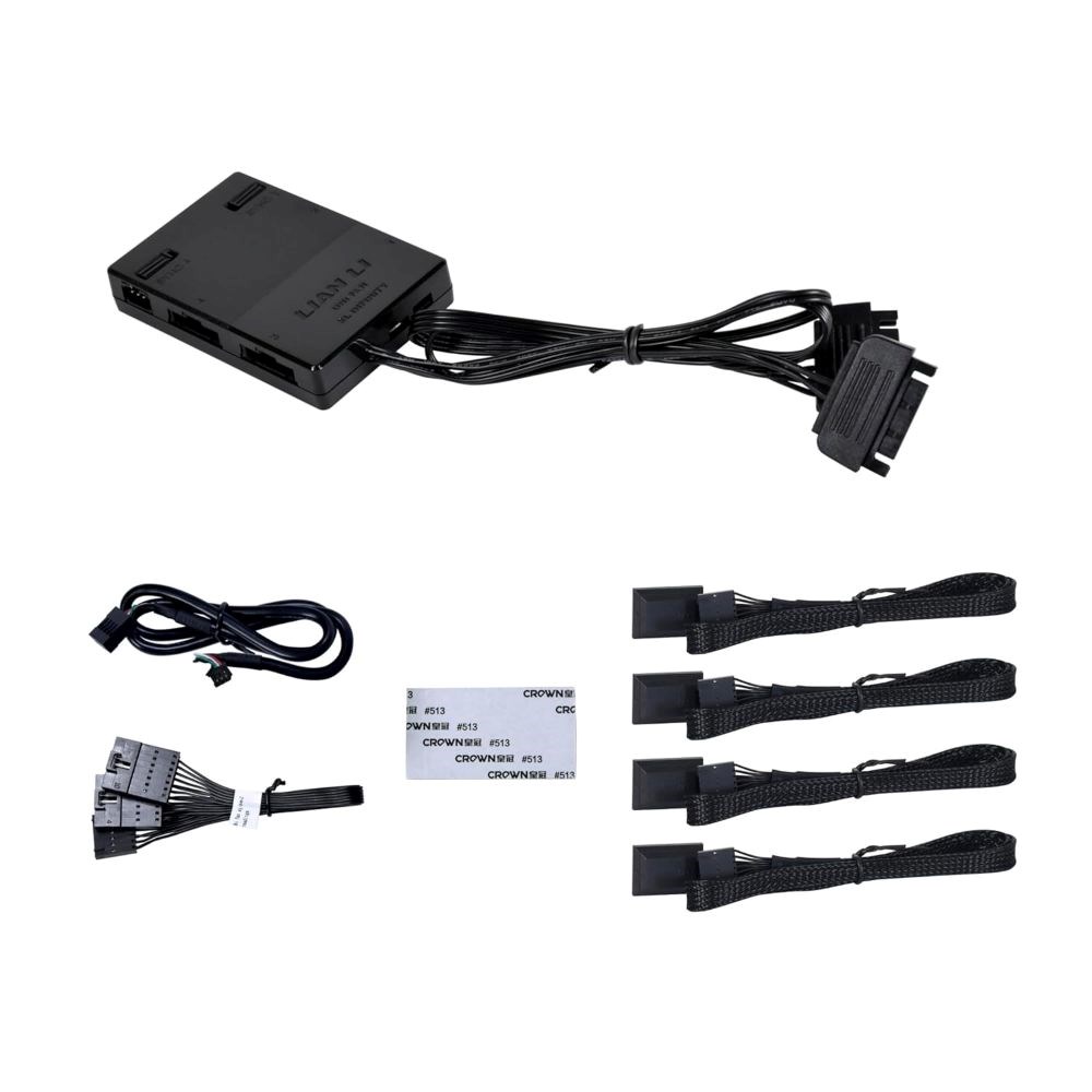 Lian Li UNI Fan SL Infinity SL-INF 120 RGB L-Connect 3 Fan Controller Kits (Black)