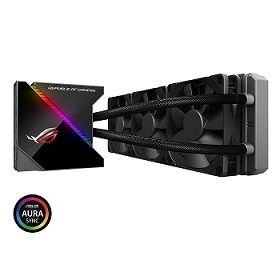  ASUS ROG Ryujin 360 RGB AIO Liquid CPU Cooler 360mm Radiator (Three 120mm 4-pin Noctua iPPC PWM Fans) with LIVEDASH OLED Panel and FanXpert Controls