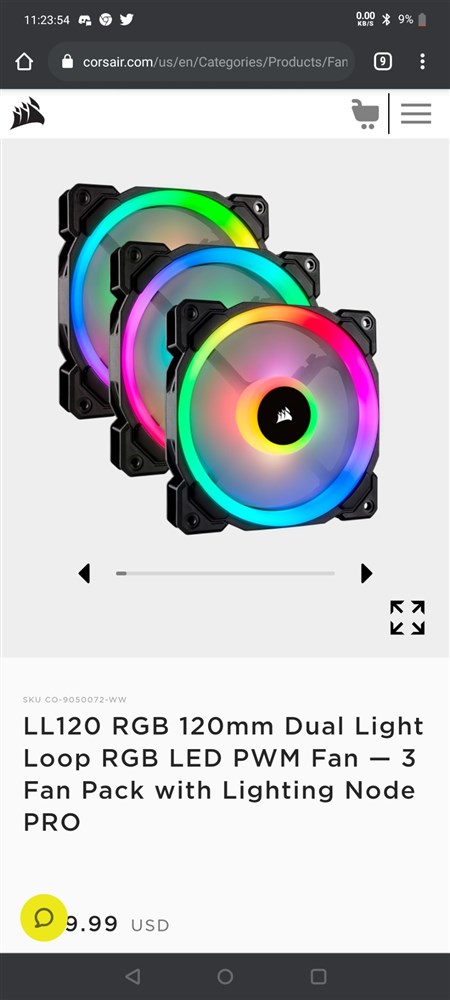  Ll120 rgb fan