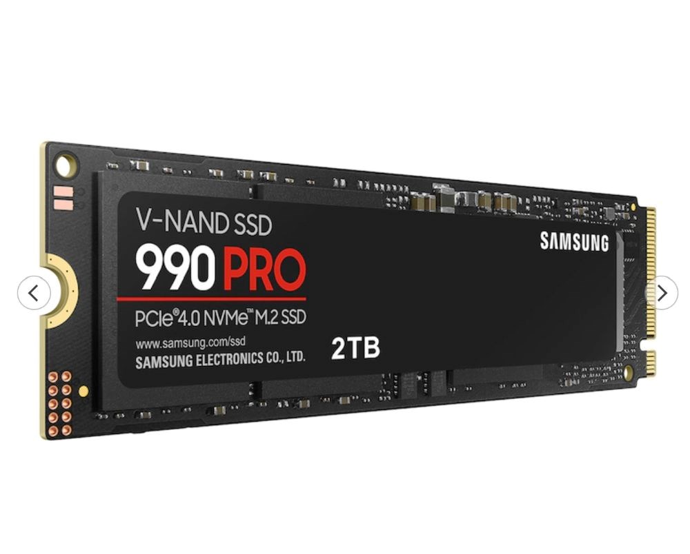  Samsung  990 Pro 2TB  Internal SSD PCIe Gen 4x4 NVMe