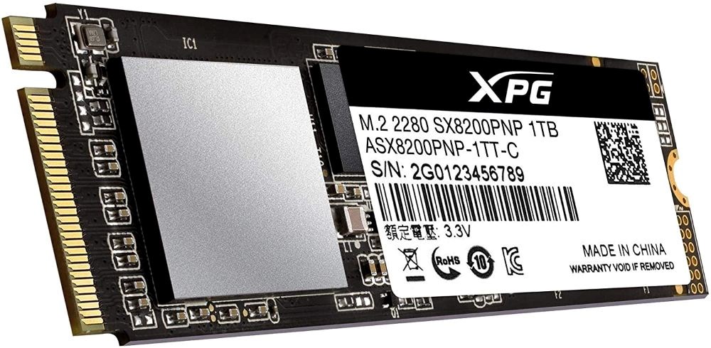 XPG SX8200 Pro 512GB 3D NAND NVMe Gen3x4 PCIe M.2 2280 Solid State Drive