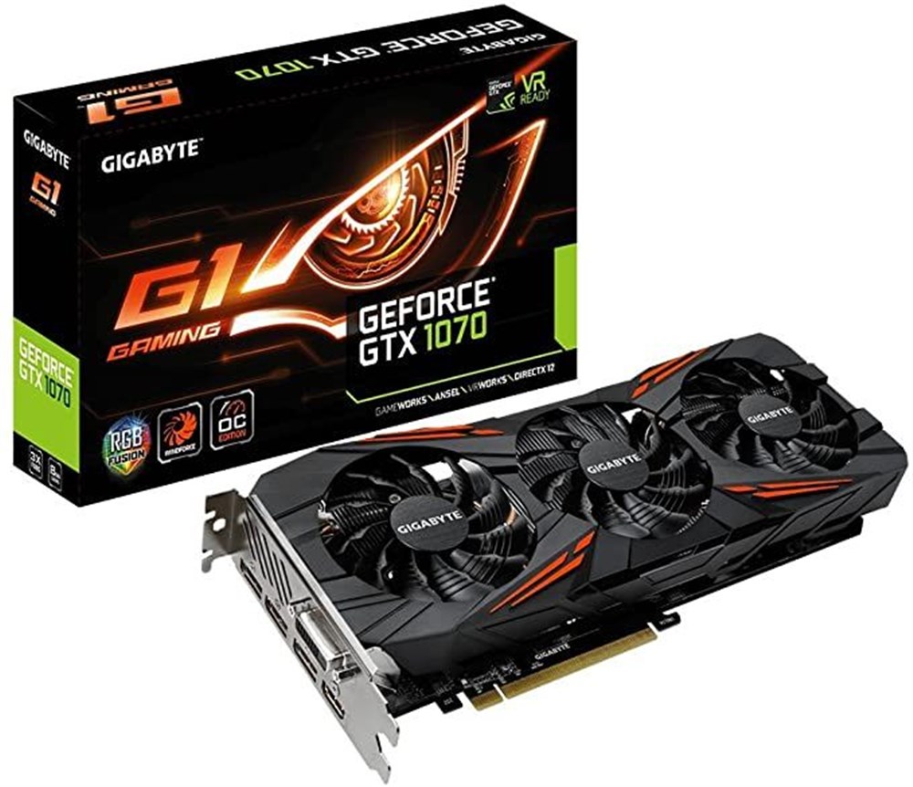 Gigabyte GeForce GTX 1070 8 GB GAMING Video Card