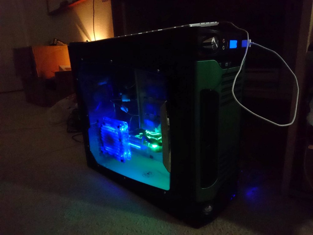 Apevia Green PC - Micro Center Build