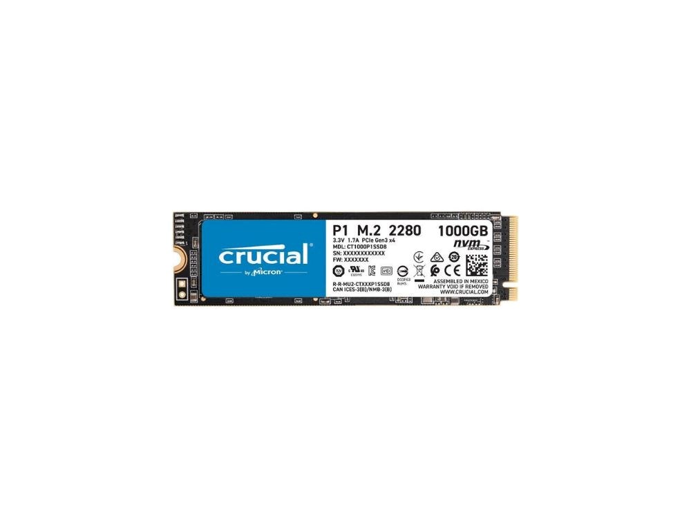 Crucial 1TB TLC NAND PCIe Gen 4 x4 NVMe M.2
