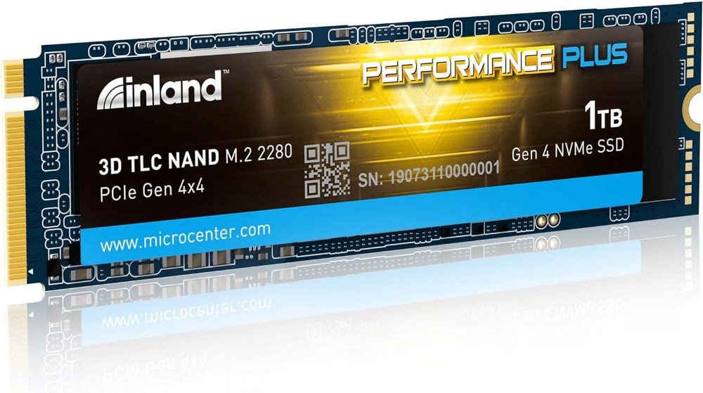  INLAND 1TB Performance Plus M.2 NVMe Internal Gaming SSD