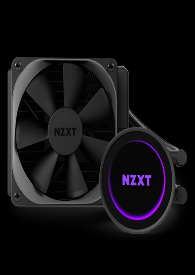  NZXT Kraken M22 120mm - All-In-One RGB CPU Liquid Cooler - CAM-Powered - Infinity Mirror Design - Reinforced Extended Tubing - Aer P120mm PWM Radiator Fan (Included) 