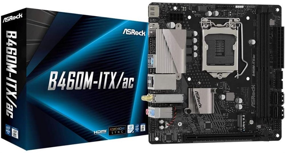 ASROCK B460M-ITX/AC LGA 1200 ITX Motherboard
