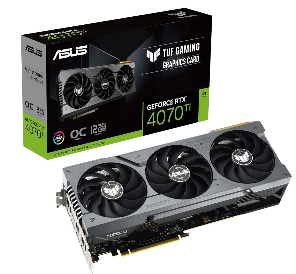  ASUS NVIDIA GeForce RTX 4070 Ti TUF Gaming 12GB GDDR6X