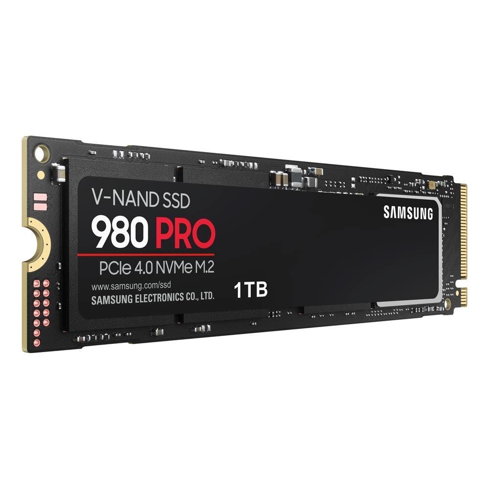  Samsung 980 Pro SSD 1TB M.2 NVMe Interface PCIe Gen 4x4 Internal Solid State Drive with V-NAND 3 bit MLC Technology