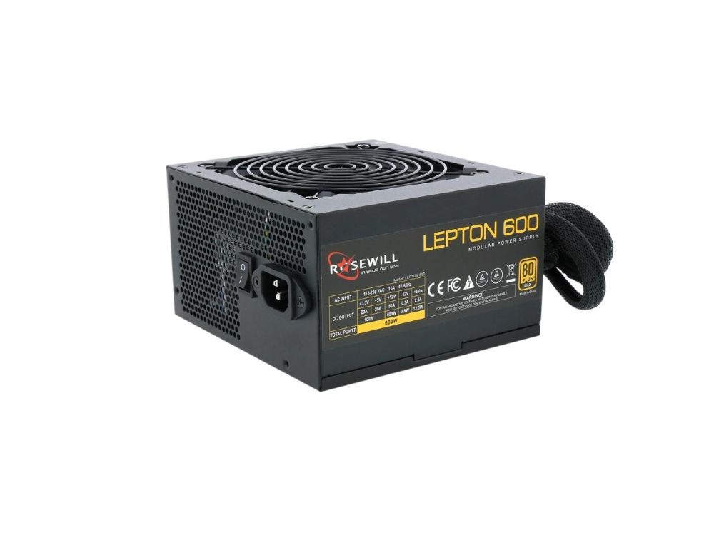 Rosewill LEPTON 600 Semi-Modular 600W Power Supply