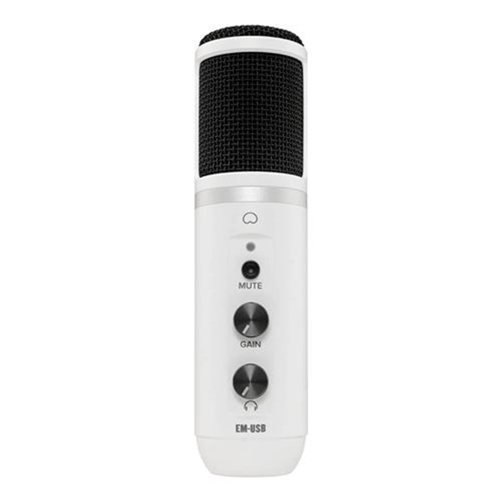 Mackie EleMent Series USB Condenser Microphone (EM-USB) - White