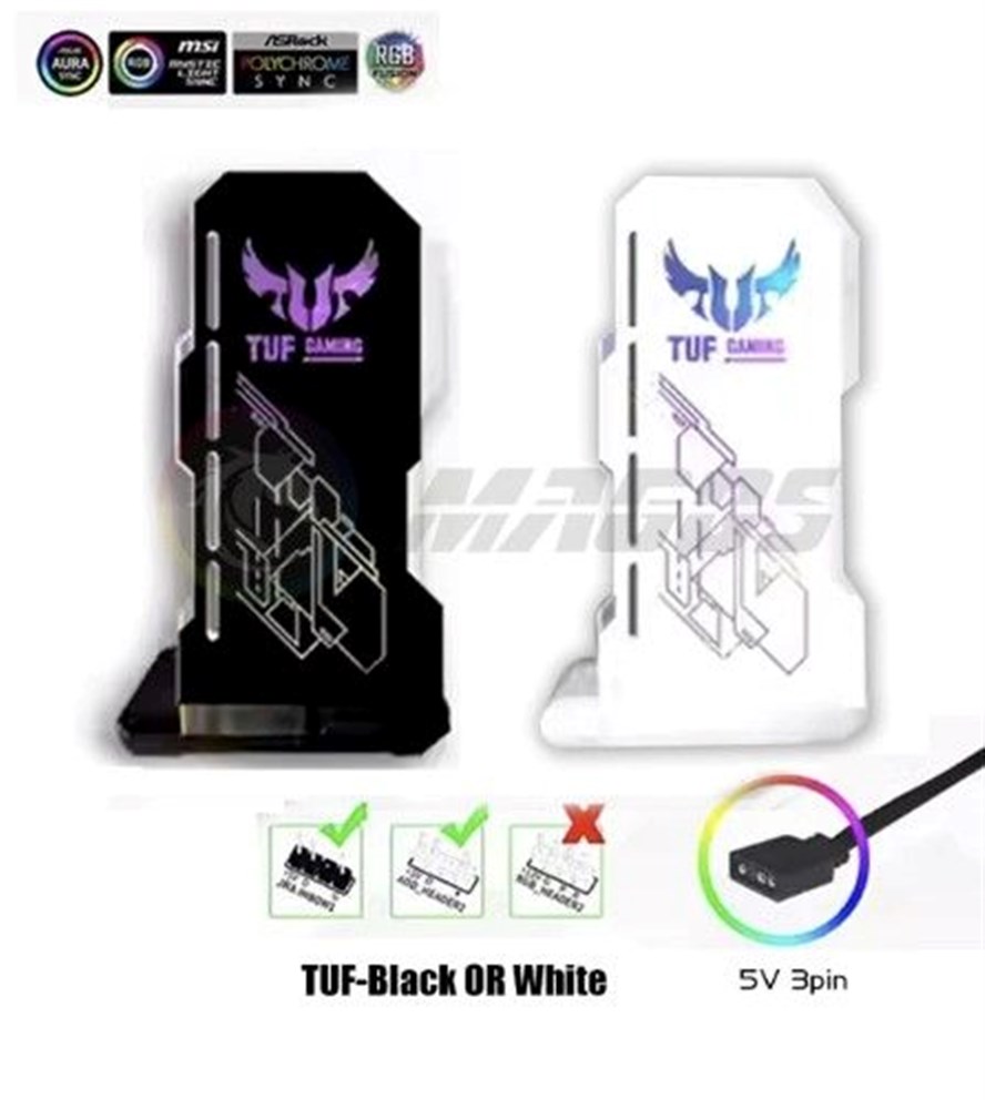 GPU Holder Jack Support 40 Series VGA Bracket RGB Flow MSI AORUS ROG TUF Belief Anime Characters PC Assemble MOD