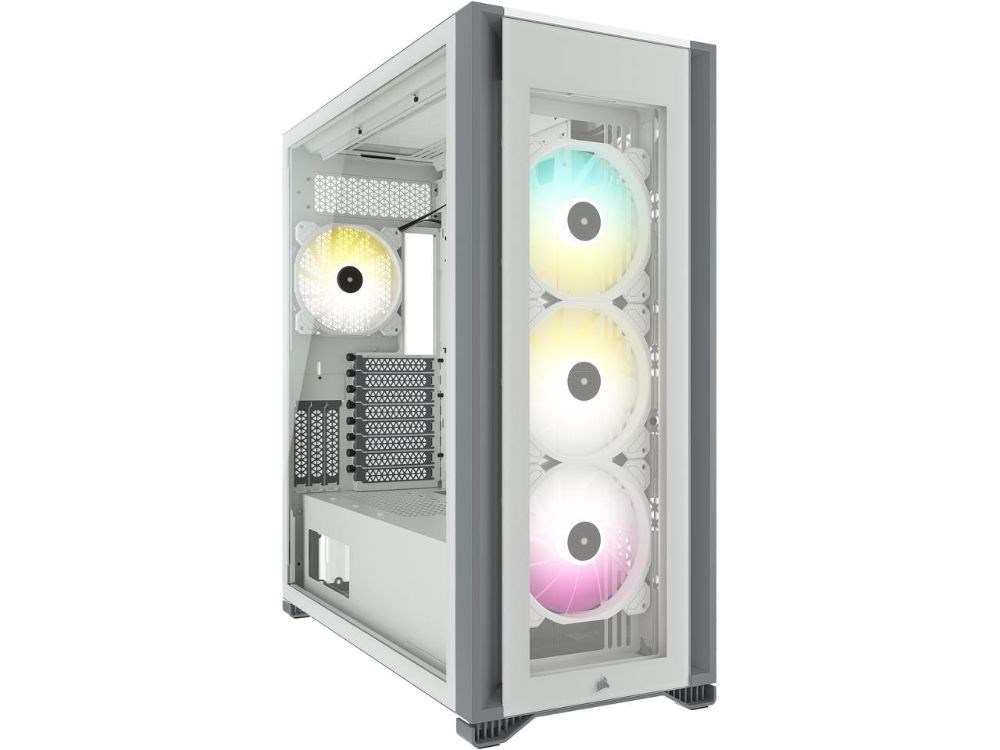  Corsair iCUE 7000X RGB Tempered Glass Full Tower ATX - White