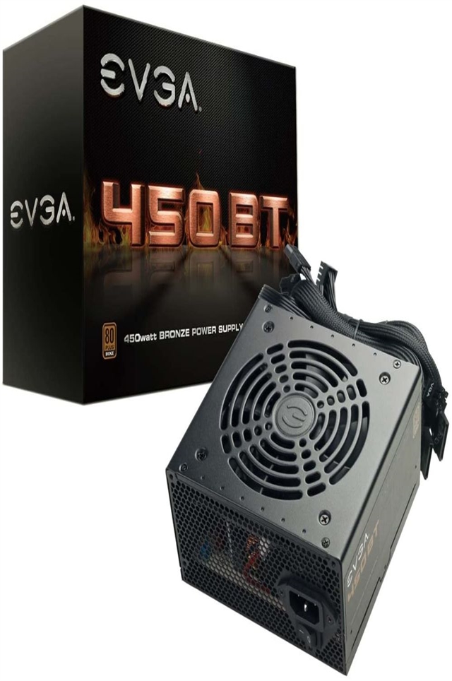  EVGA 450BT 450w 80 Plus Bronze Non-Modular Power Supply