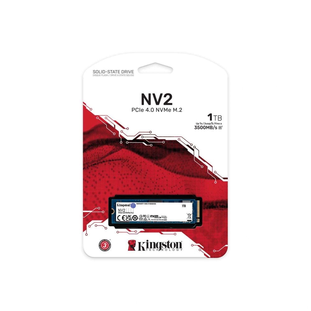  SSD Kingston NV2 NVMe, 1TB, PCI Express 4.0, M.2
