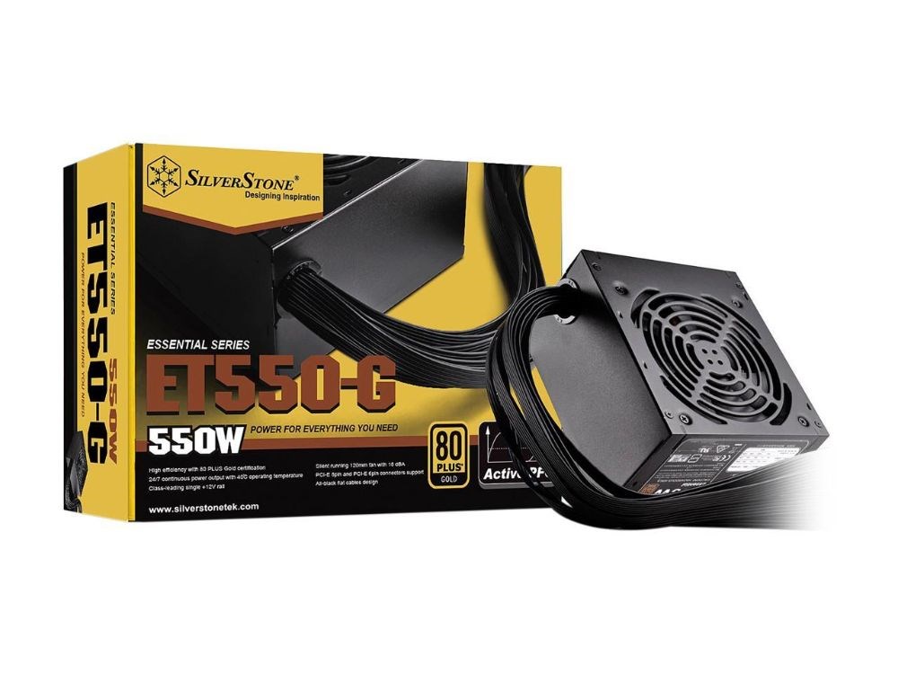 SilverStone Essential Series 550 W ATX 80 PLUS GOLD Certified