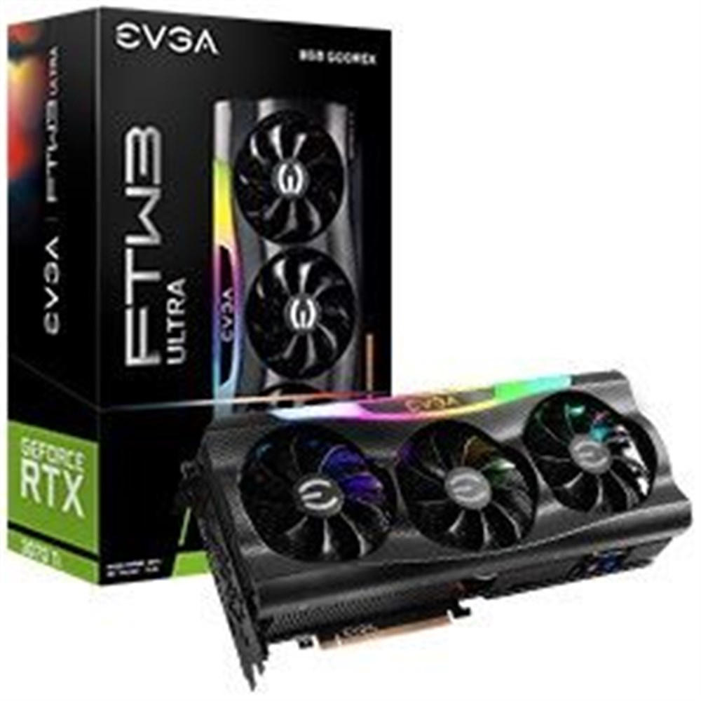  EVGA GeForce RTX 3070 Ti FTW3 ULTRA GAMING, 08G-P5-3797-KL, 8GB GDDR6X