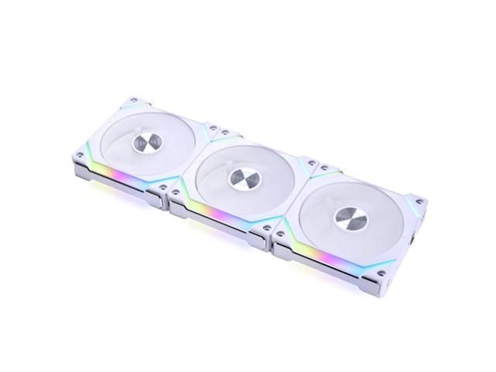 Lian Li UNI Fan SL Infinity Fluid Dynamic Bearing 120mm Case Fan - 3 Pack White