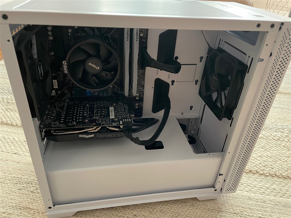 Compact Game Rigs First Gaming Rig - Micro Center Build